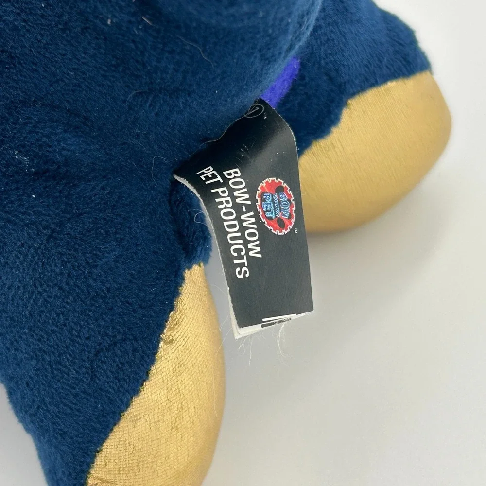 Bow Wow Pet Dog Toy Dragon Blue Squeaks‎ Cuddle Toss Fetch Crinkle Happy Dog Fun